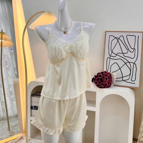 Bộ Đồ Ngủ Hai Dây Xinh Xắn