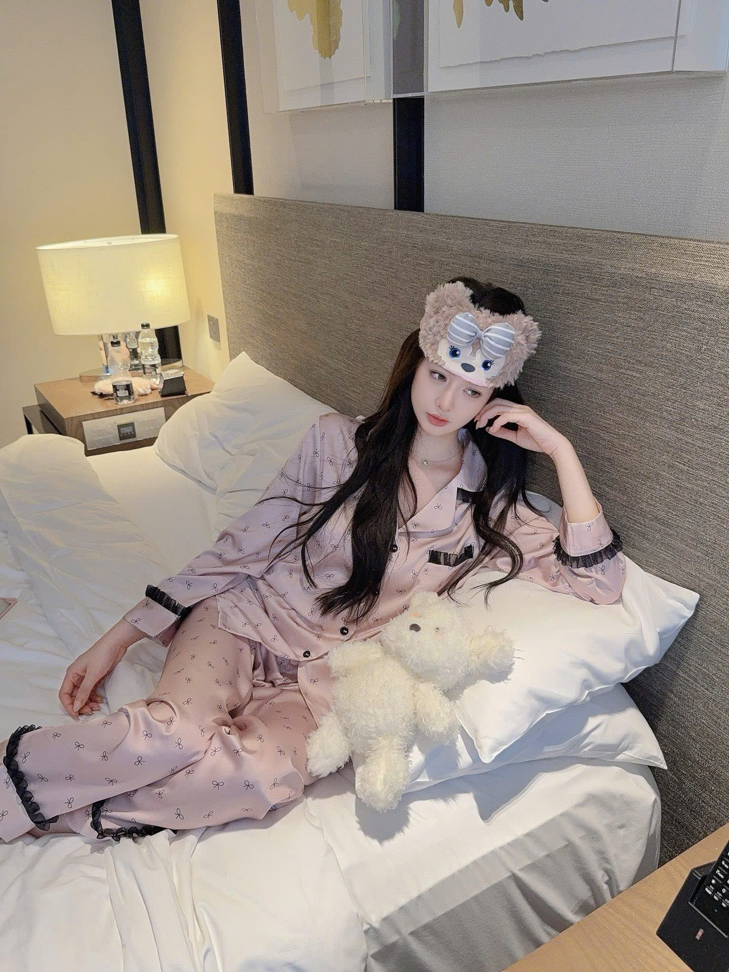 Bộ Pijama Nơ Ngọt Ngào