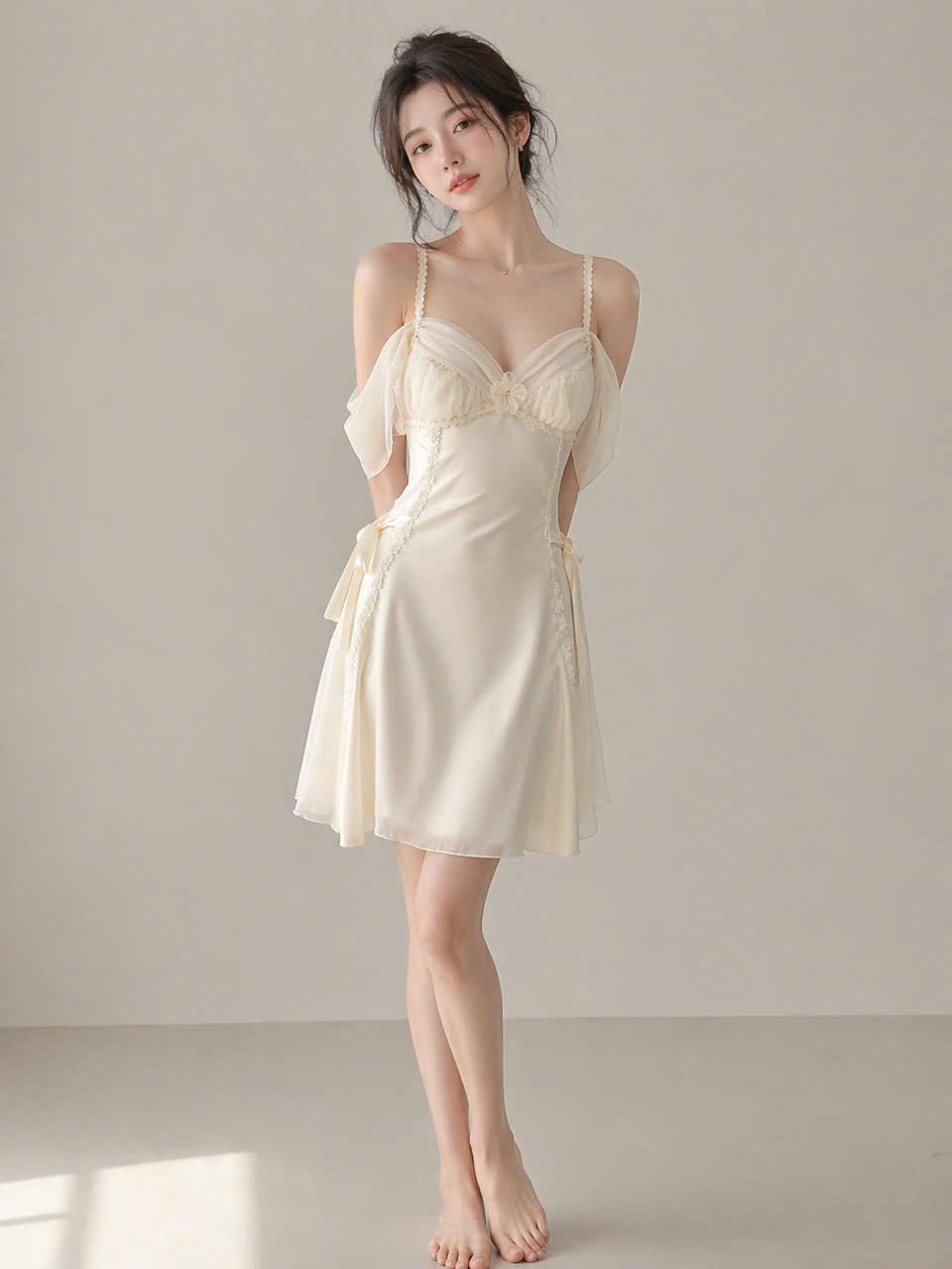 Váy Ngủ Lụa Thanh Lịch