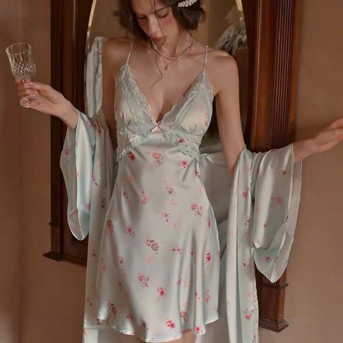 Váy Ngủ Nữ Lụa Thoải Mái