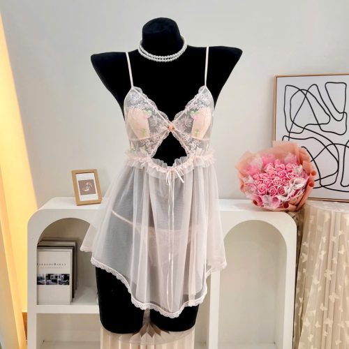 Váy Ngủ Ren Hai Dây Sexy