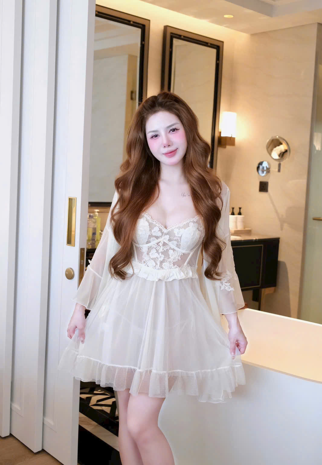 Váy Ngủ Ren Thiết Kế Gợi Cảm