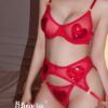 Bộ Bra Nữ Ren Trái Tim
