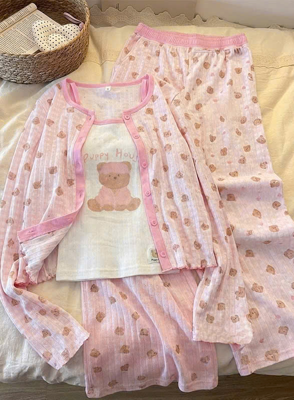 Set Đồ Ngủ Gấu Đáng Yêu