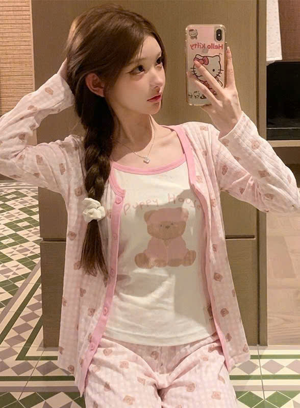 Set Đồ Ngủ Gấu Đáng Yêu