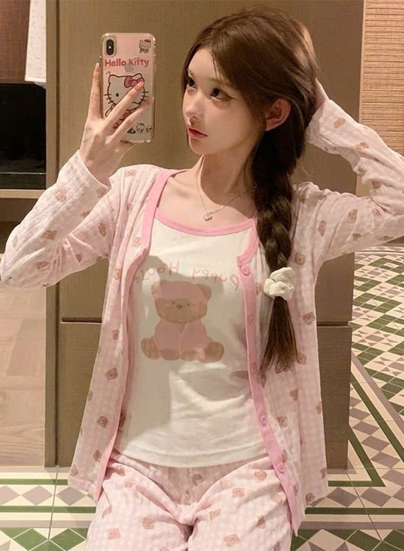 Set Đồ Ngủ Gấu Đáng Yêu