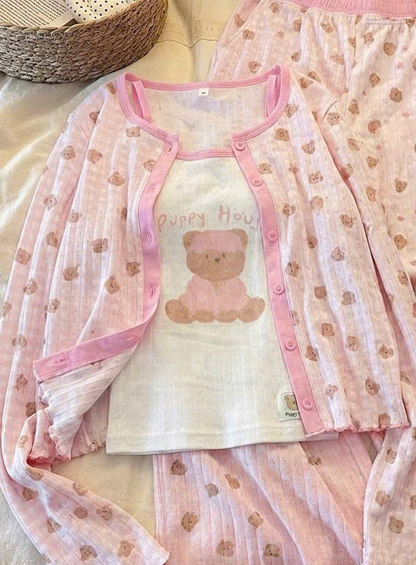 Set Đồ Ngủ Gấu Đáng Yêu