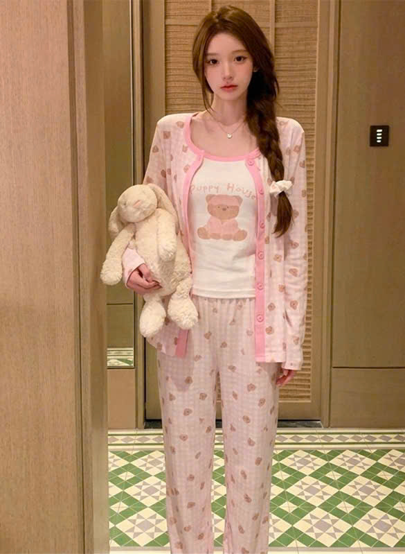 Set Đồ Ngủ Gấu Đáng Yêu