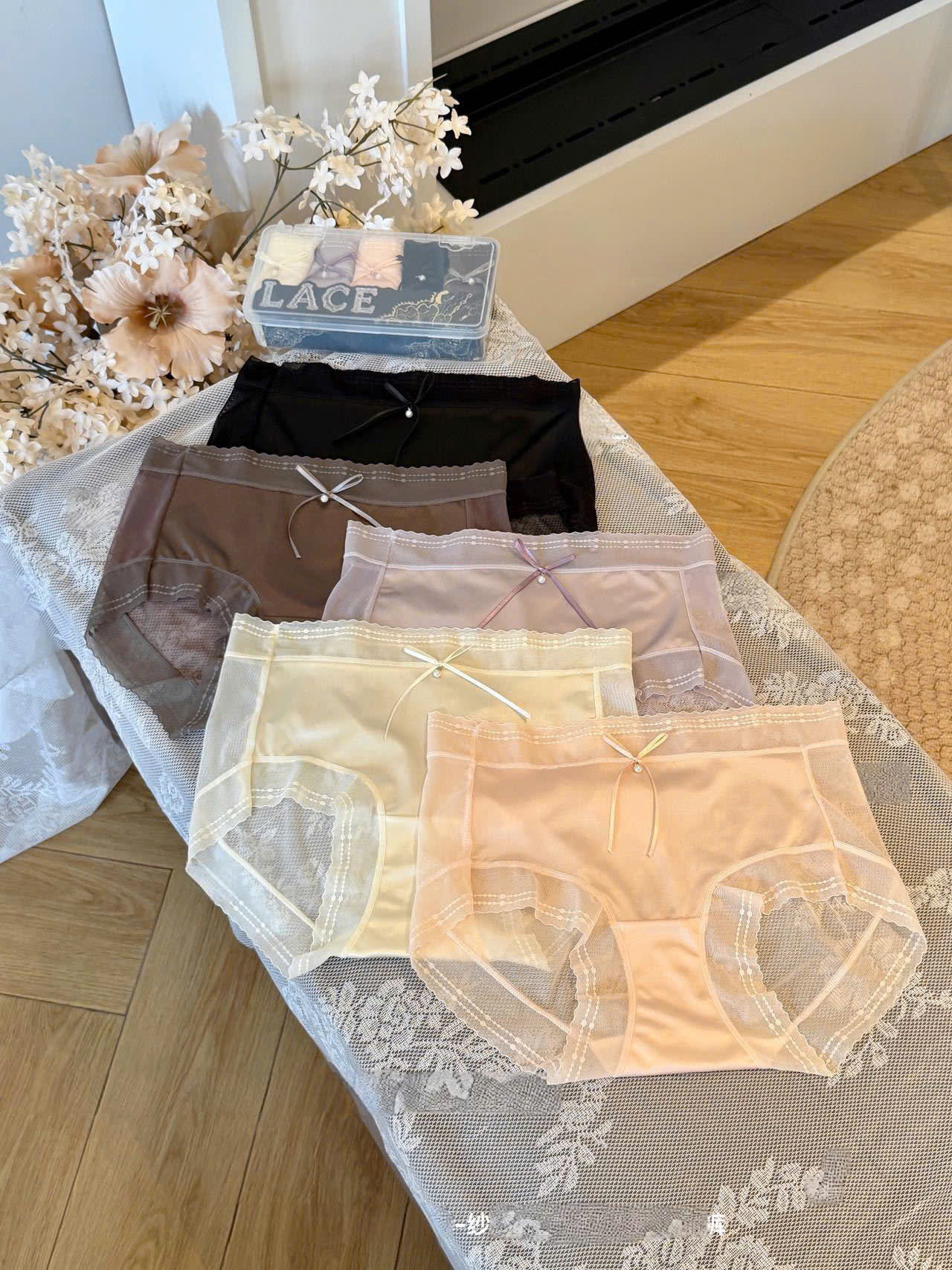 Set Quần Lót Ren Trơn