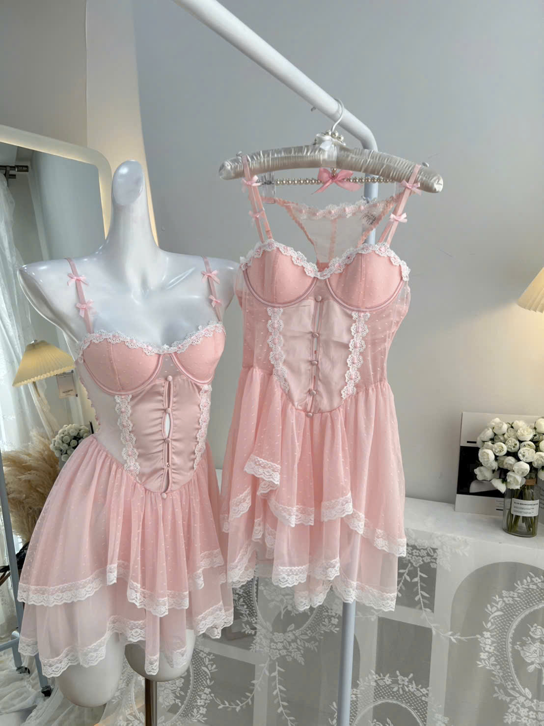 Váy Ngủ Ngọt Ngào Thanh Lịch