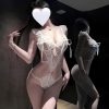 Bộ Bodysuit Nữ Cột Nơ Sexy