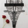 Bộ Bodysuit Ren Ôm Body