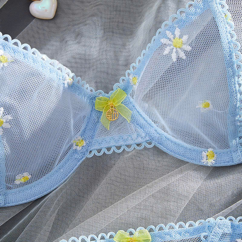 Bộ Bra Hoa Daisy Nữ Tính