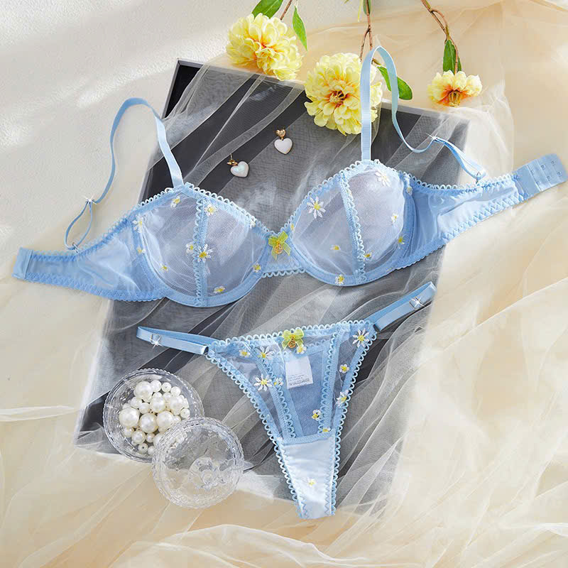 Bộ Bra Hoa Daisy Nữ Tính