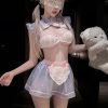 Đồ Ngủ Cosplay Hầu Gái Mèo Xinh