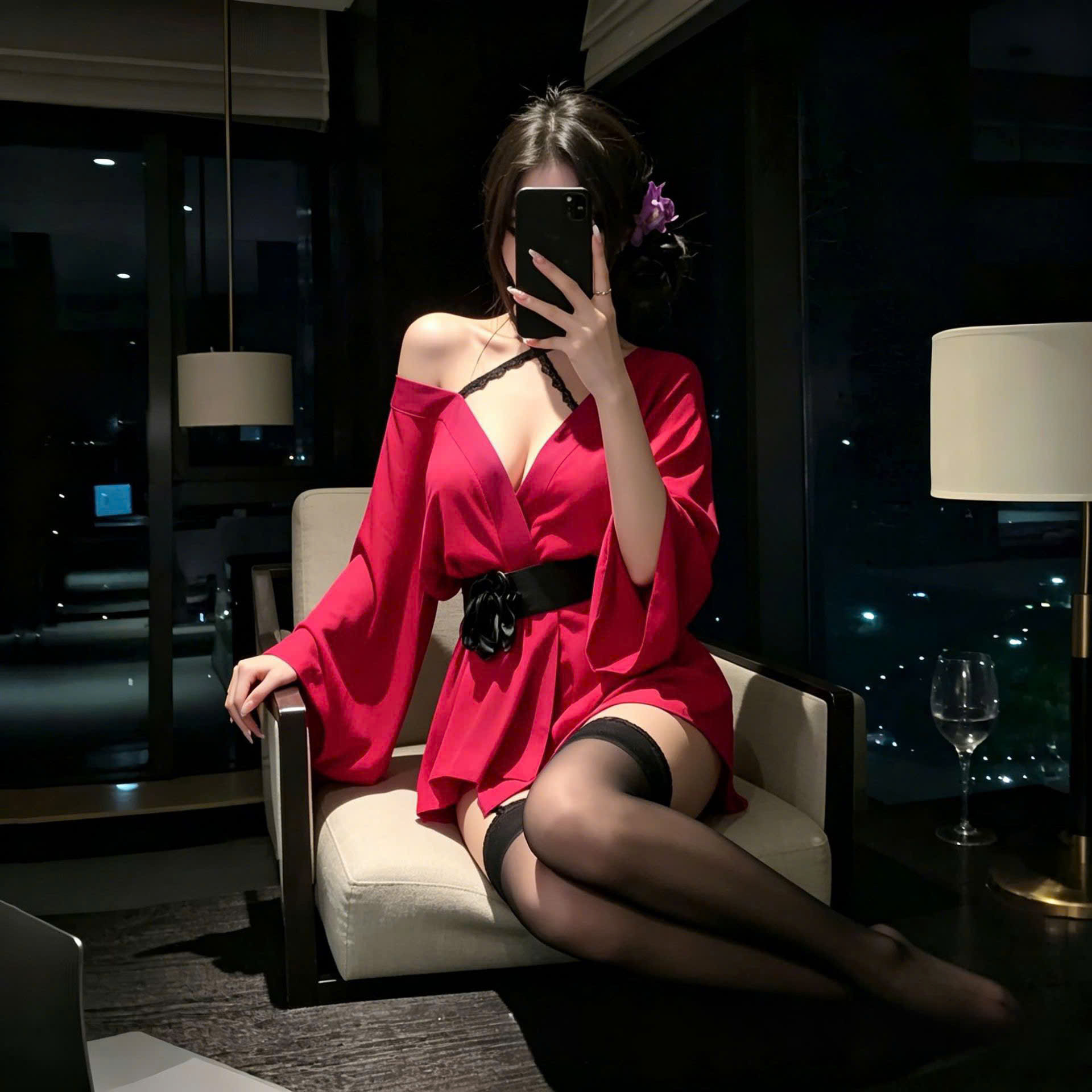Đồ Ngủ Cosplay Kimono Gợi Cảm