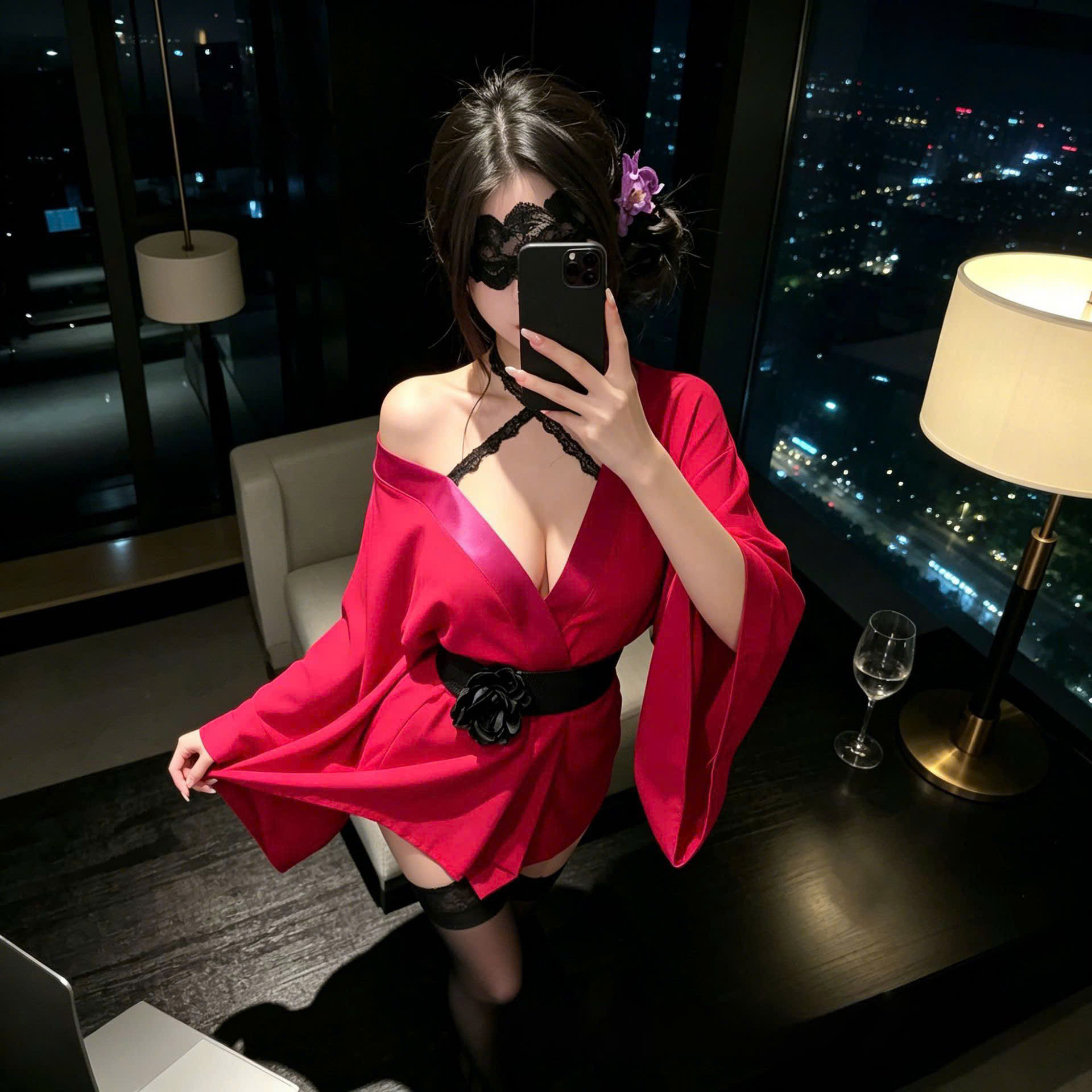 Đồ Ngủ Cosplay Kimono Gợi Cảm