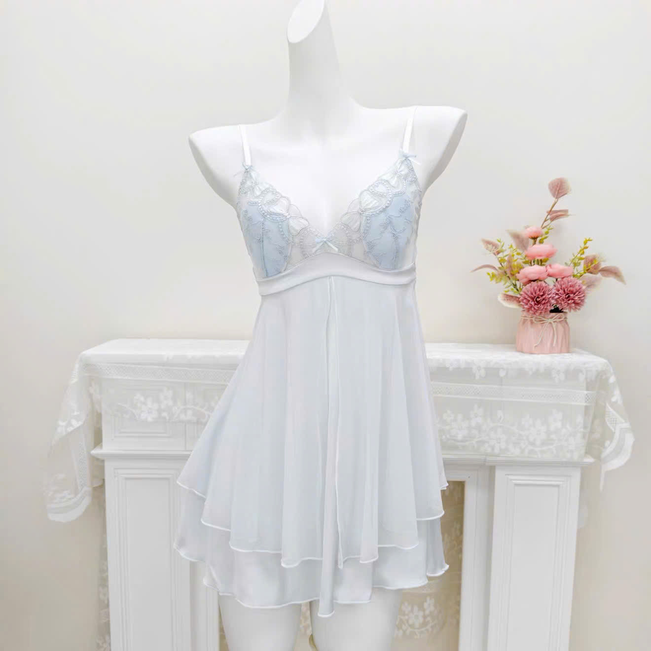Váy Ngủ Hai Dây Ngọt Ngào