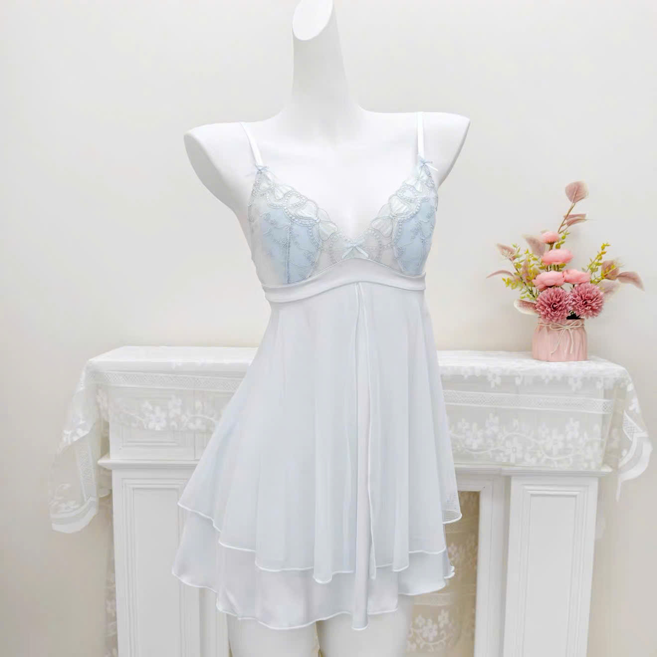 Váy Ngủ Hai Dây Ngọt Ngào