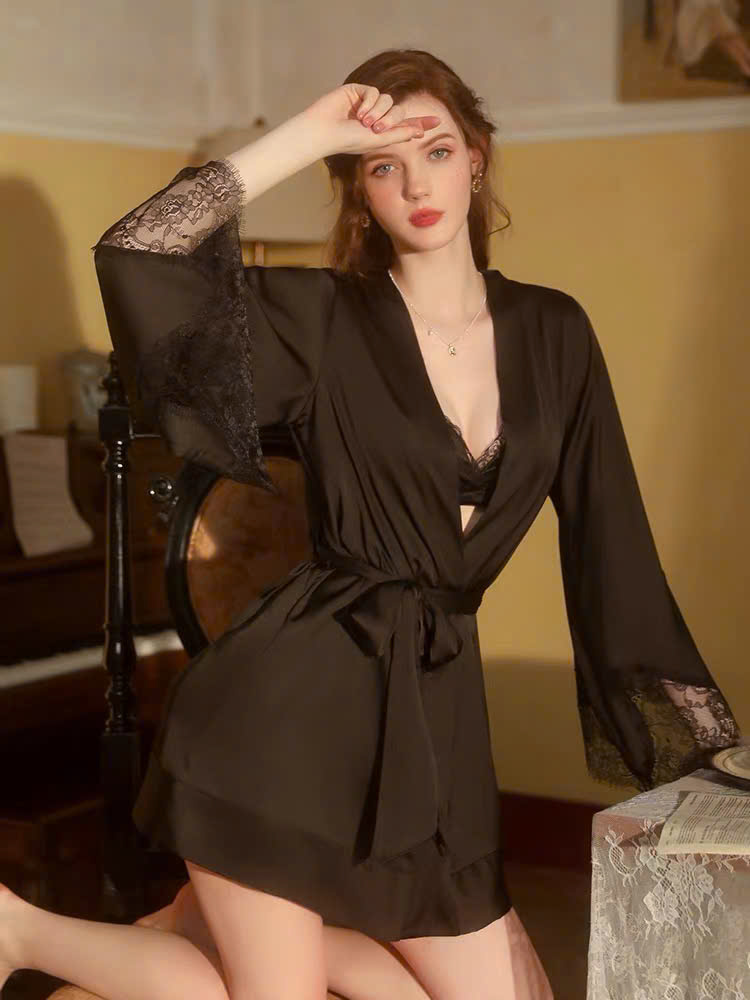 Áo Choàng Lụa Sexy