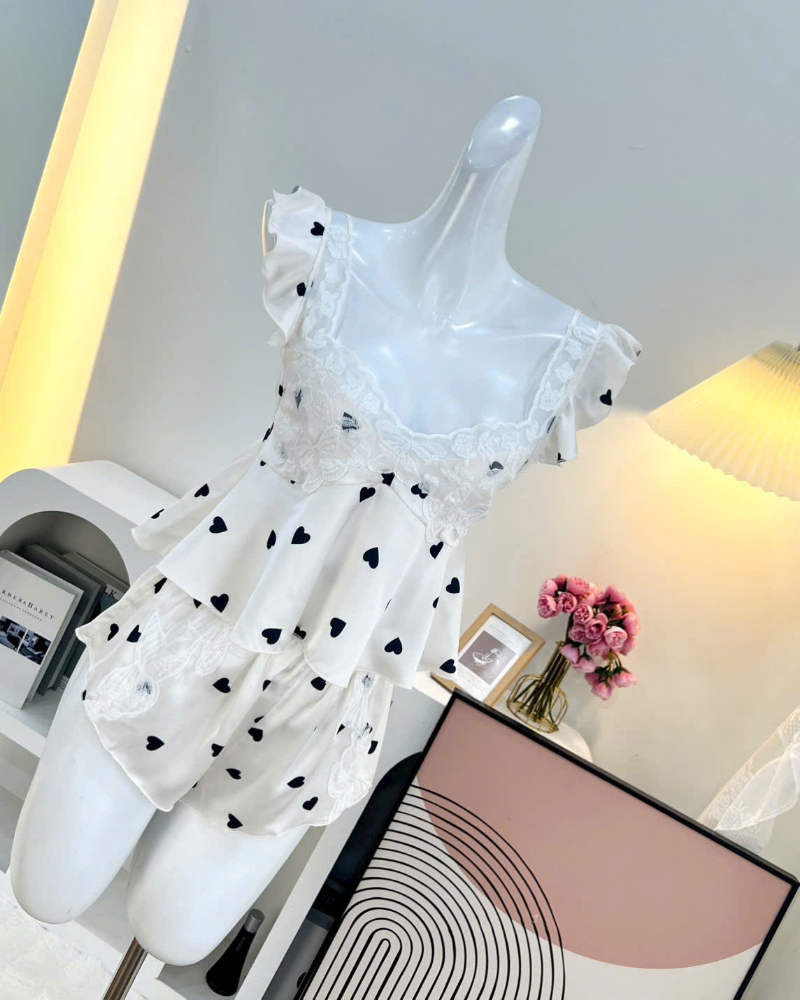 Bộ Đồ Ngủ Phối Ren Thoải Mái
