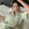 Bộ Pyjama Nữ Sọc Đáng Yêu