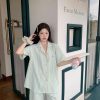 Bộ Pyjama Nữ Sọc Đáng Yêu
