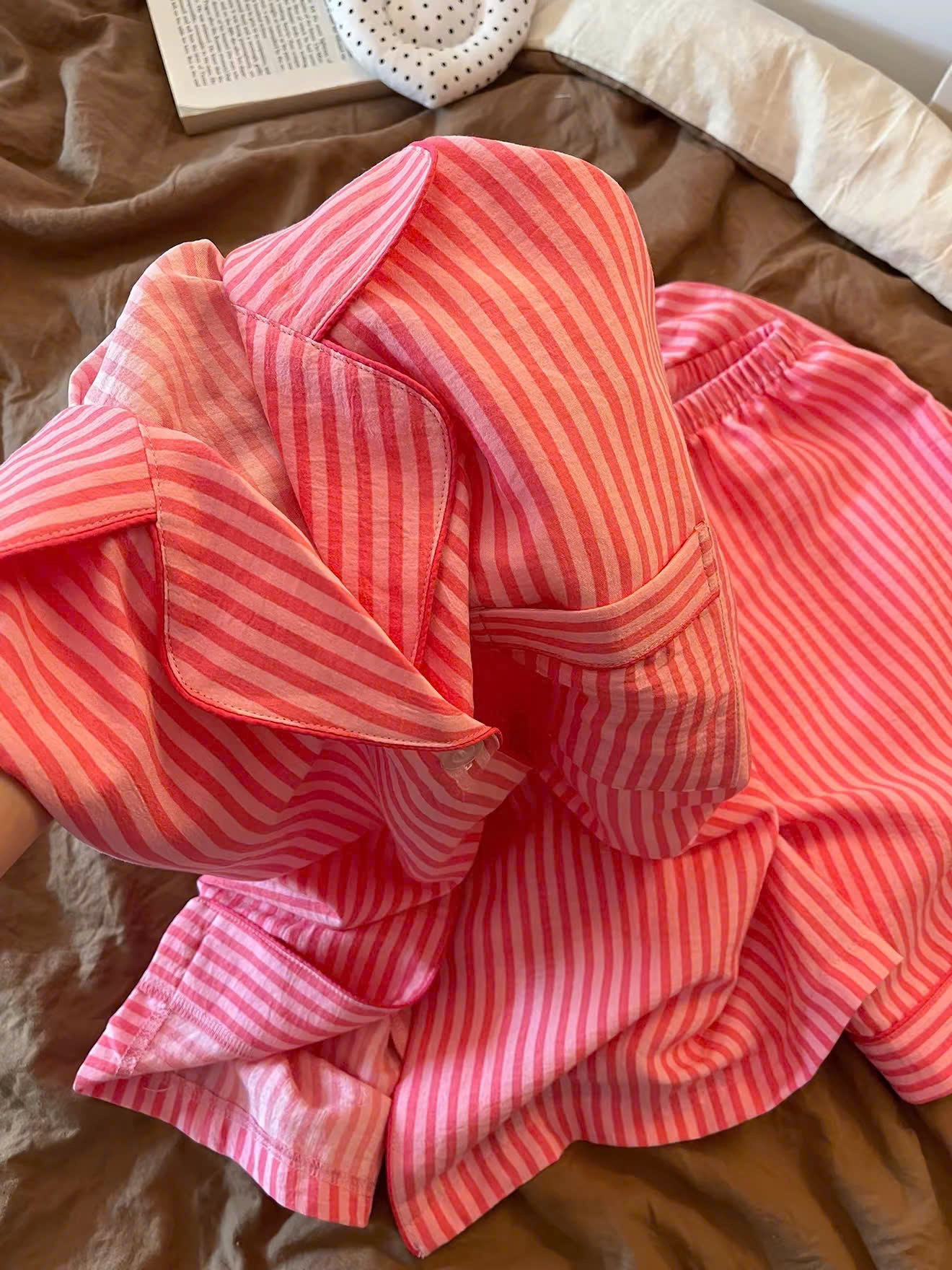 Bộ Pyjama Nữ Sọc Dễ Thương