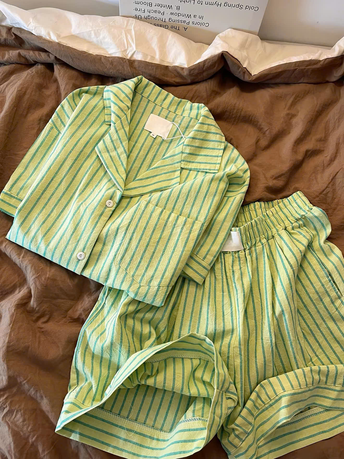 Bộ Pyjama Sọc Thoải Mái