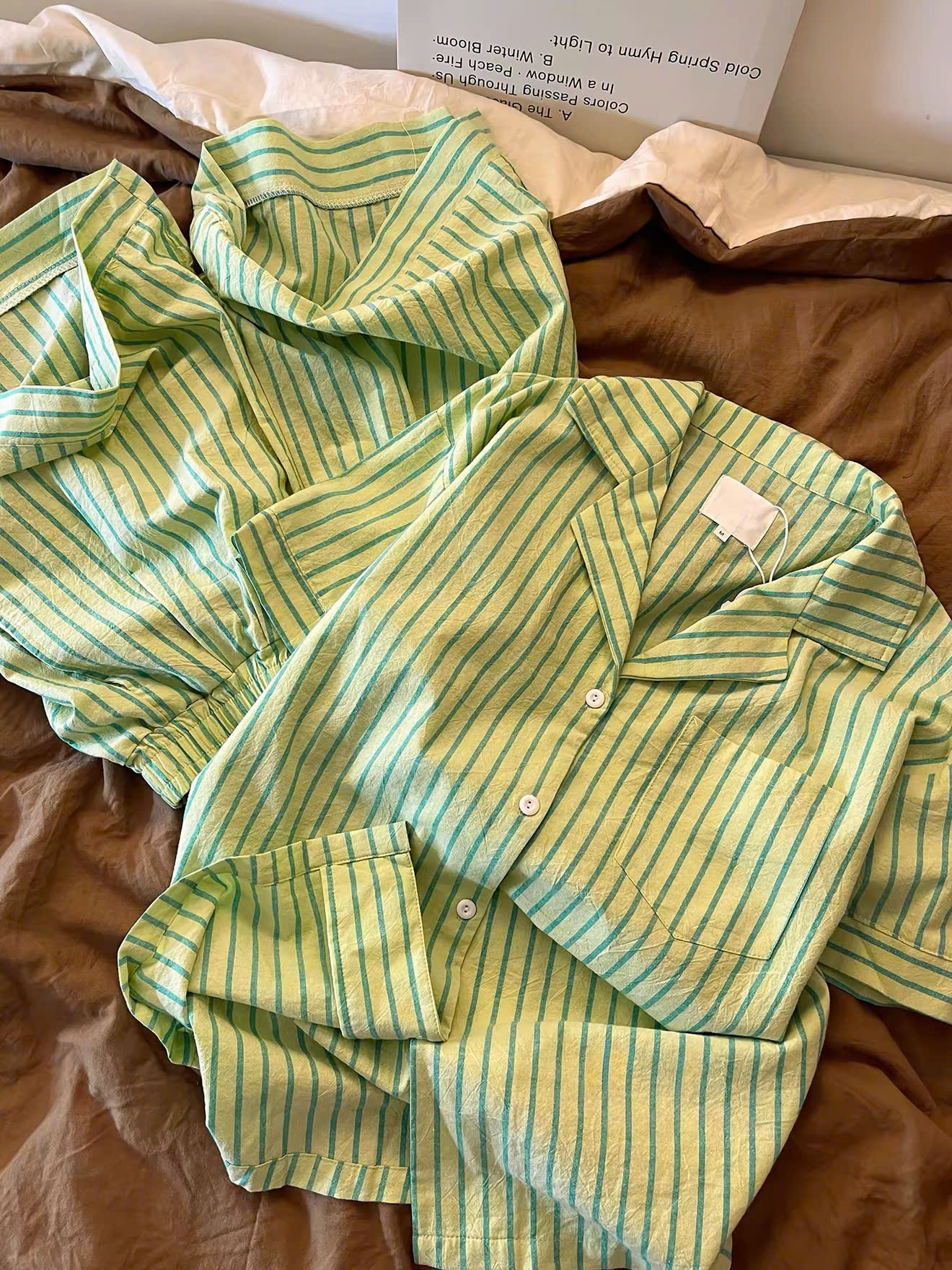Bộ Pyjama Sọc Thoải Mái