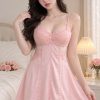 Váy Ngủ Phối Ren Hoa