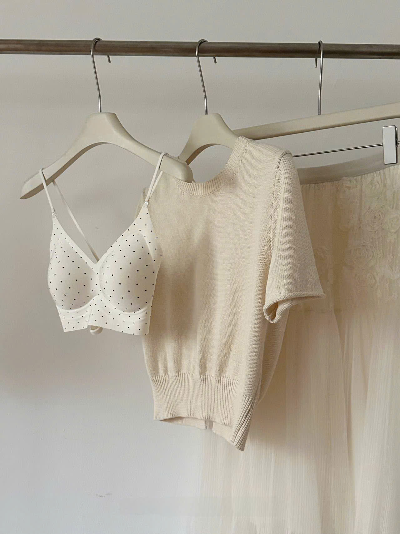 Áo Bra Chấm Bi Xinh Xắn