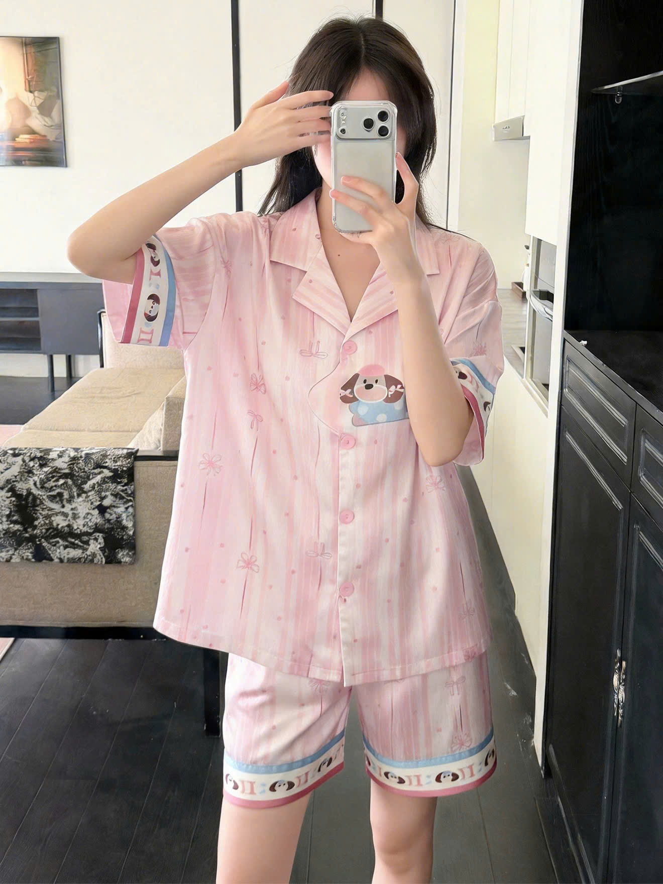 Bộ Pyjama Cún Đáng Yêu