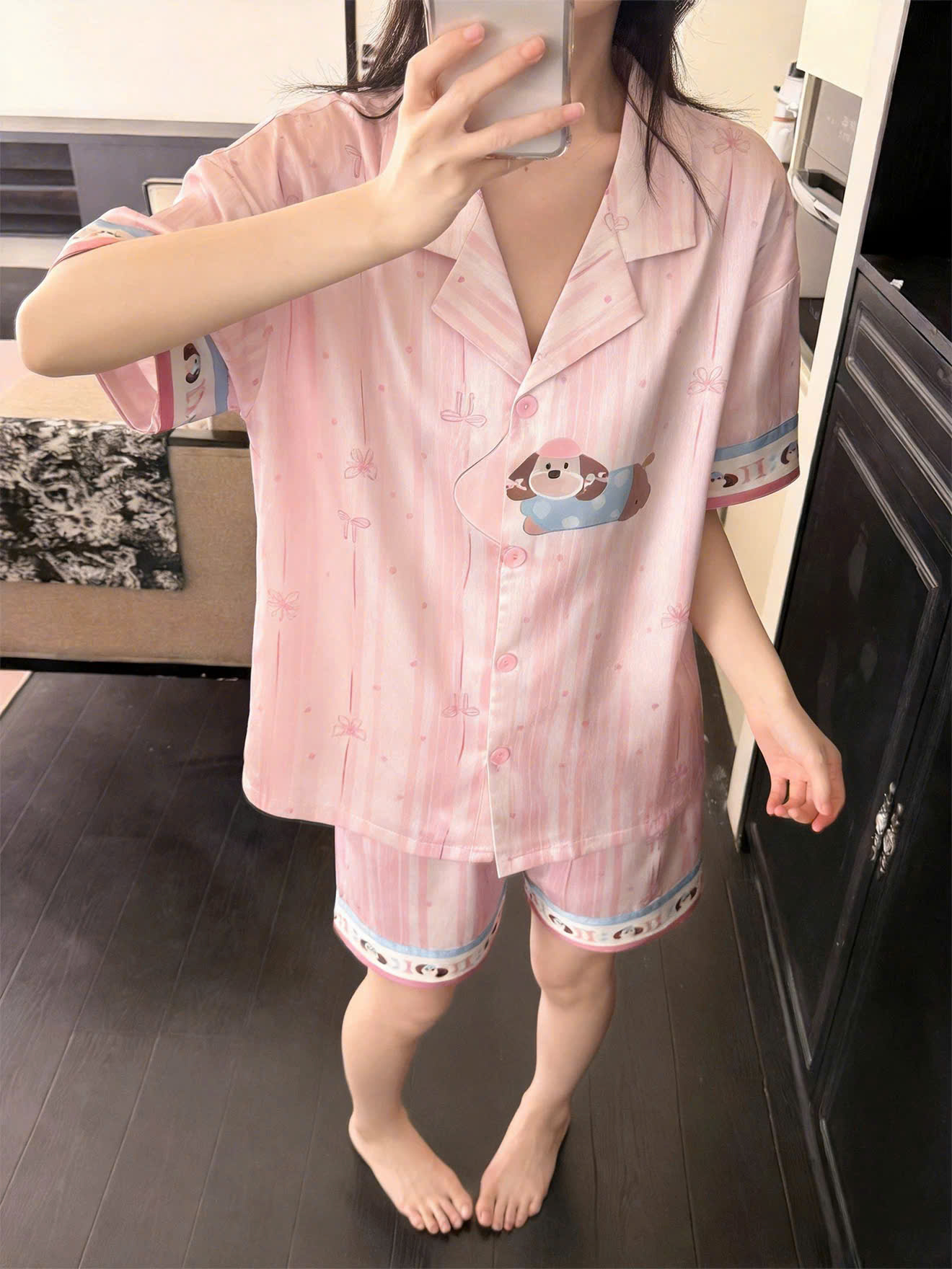 Bộ Pyjama Cún Đáng Yêu