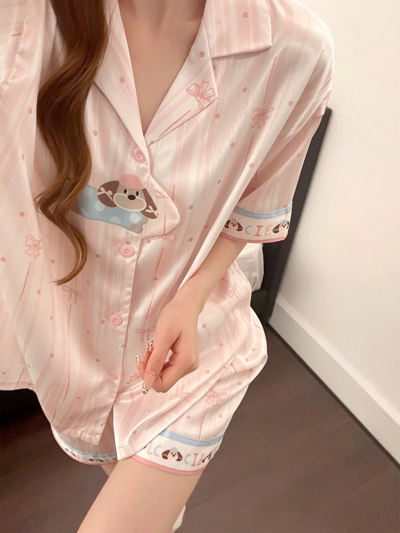 Bộ Pyjama Cún Đáng Yêu