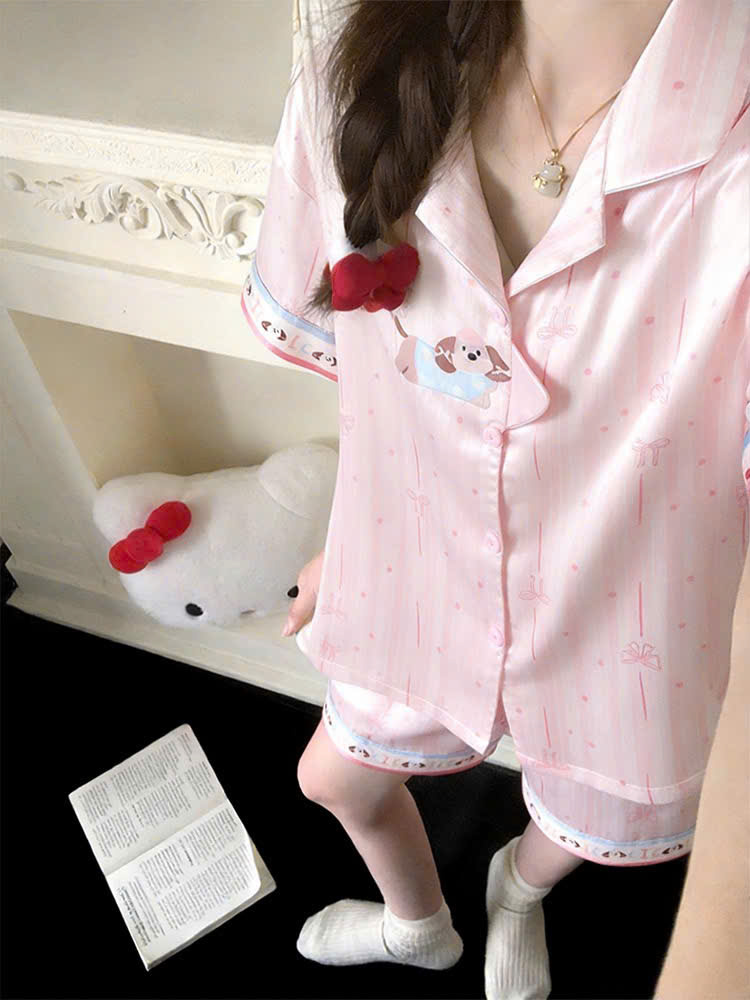 Bộ Pyjama Cún Đáng Yêu
