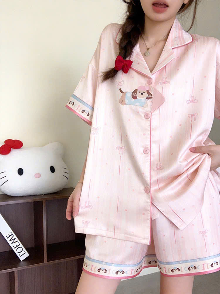Bộ Pyjama Cún Đáng Yêu