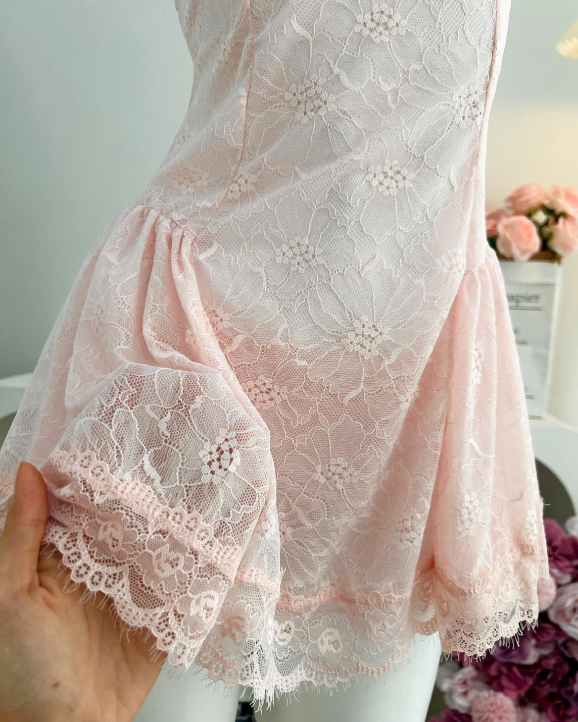 Váy Ngủ Ren Nữ Hai Dây Sexy