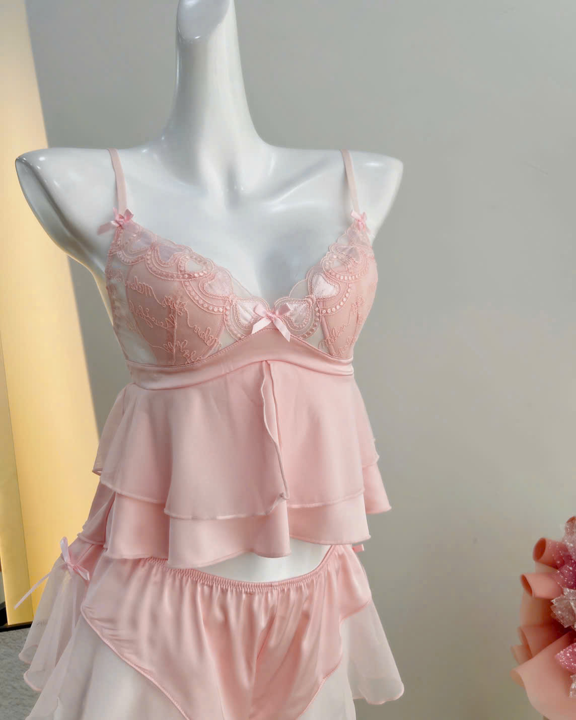 Bộ Đồ Ngủ Nữ Tính Ngọt Ngào