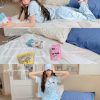 Bộ Pijama Lụa Chấm Bi