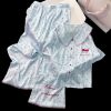 Bộ Pijama Lụa Chấm Bi