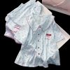 Bộ Pijama Lụa Chấm Bi