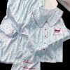 Bộ Pijama Lụa Chấm Bi
