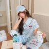 Bộ Pijama Lụa Chấm Bi