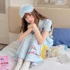 Bộ Pijama Lụa Chấm Bi