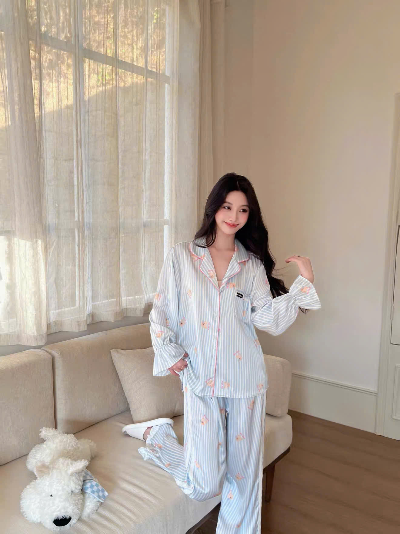 Bộ Pyjama Gấu Đáng Yêu