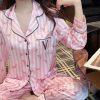 Bộ Pyjama Sọc Họa Tiết Cá Heo