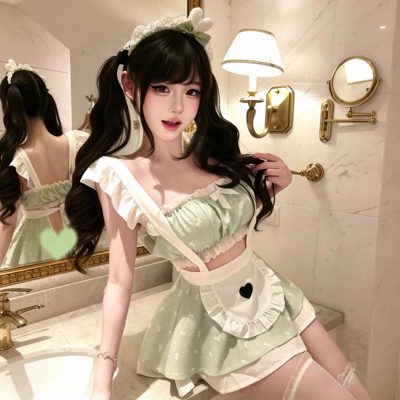 Váy Ngủ Cosplay Hầu Gái Đáng Yêu