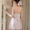 Váy Ngủ Hai Dây Đính Nơ