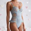 Bộ Bodysuit Ren Hoa Trẻ Trung